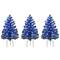 3ct. Pre-Lit Alexa Enabled Pathway Artificial Christmas Tree Set